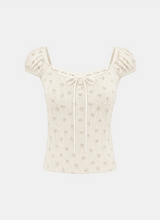Eira Floral Ribbon Top