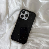 snowing phone case (black) 