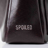 SPOILED CROSS BODY BOX BAG | CHOCOLATE