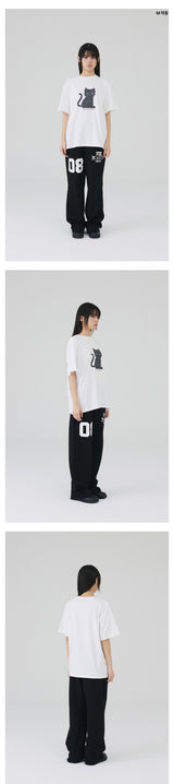 チェッカーキャットTシャツ