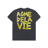 24FW TAPE TYPOGRAPHIC SHORT SLEEVE T-SHIRT CHARCOAL