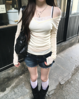 VネックTシャツ