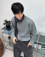 ロペル リブド ニット ロングスリーブ