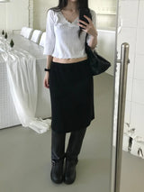 Less Midi Skirt (2 colors)