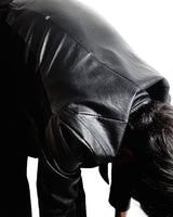 EX LEATHER JACKET BLACK
