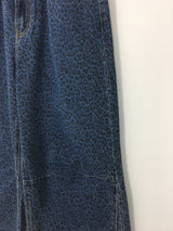 Leopard Denim Pants (1color)