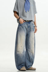 Light Blue Textured Scythe Jeans