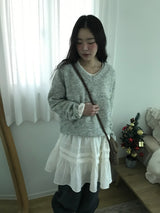Popsicle V-Neck Knit (3color)