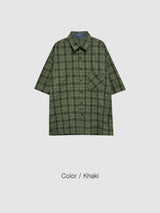 [Summer Recommendation] Tencel Cool Check Short Sleeve Shirt