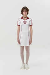 OPEN COLLAR SPORTY DRESS