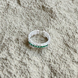 Emerald Glimmer Ring