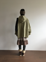 モロー ウォッシュド フーデッド フィールド ジャケット (2color)