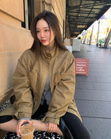 [ORIGINAL] Rien High-Neck Half-Length Field Jacket