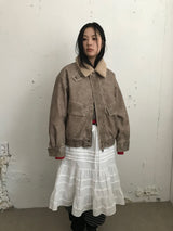 [MD Pick] Grunge Leather Mustang Jacket (2color)