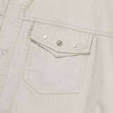 Bundry Waist Snap Pocket Short Sleeve Shirt