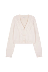 Mellow cream cardigan, Baby Pink