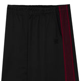 Tesen Bermuda Track Shorts Black Burgundy