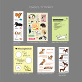 oab puppy pack / scrap sticker set