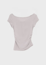 [MADE] Haller Drape Short Sleeve Top
