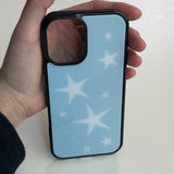 stars case (sky blue) 