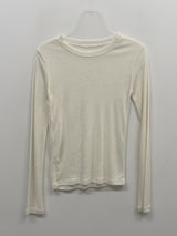 Weekly Tencel See-through Long Sleeve T-shirt