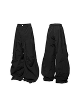 RELABEL 24AW Chrysalis - Cocoon Breaking Multi-Zip Seam Deconstructed Punch Lounge Pants