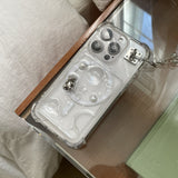 [made]Silver bear magsafe card wallet 