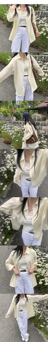 ルーズ無地ブラウス nb
