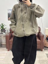 CATION DIAGONAL LINE HOODIE JUMPER
