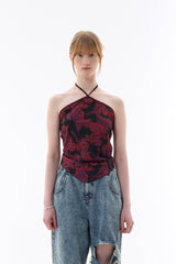  FINE HALTERNECK / BLACK