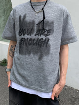 Enough Knit Short-Sleeve Tee (4 Colors)