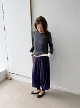 shirring loose pants