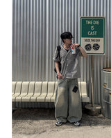 Clear Balloon Denim Pants