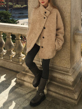 [Guest Look] Corduroy Shorts with Fur Lining (3c)