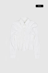 Leona shirring blouse