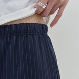 [Ranoti] Stripe Long Slit Skirt - 2color