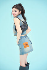 デニムミニスカート / denim mini skirt