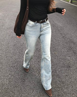 west wood washing bootcut denim PT