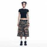 EASY See-through Crop Short Sleeve - Black