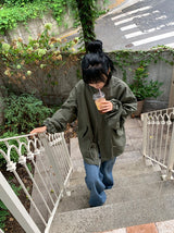 [unisex] Riope Overfit High-Neck Field Jumper