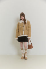 CUDDLE CORDUROY PLEATS SKIRT