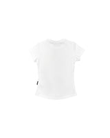DC x The Rolling Stones Vintage Tongue Fitted Baby Tee White