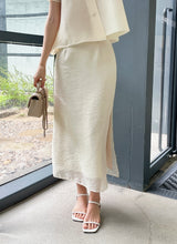 Corinne Layered Chiffon Slit Maxi Long Skirt