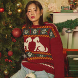 two puppy cowichan knit