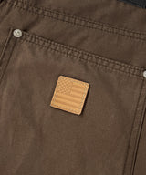 ASCLO Leather Cotton USA Flag Carpenter Pants (3color)