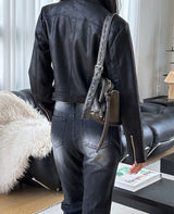 [F/W] Crop suede zipper jacket(2color)