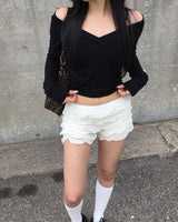 Deep v neck T