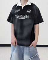 デイリーダーティーウォッシングカラーショートスリーブTシャツ