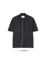 Log Curved Nylon Jacket