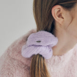 KNIT SCRUNCHIE (LIGHT VIOLET)